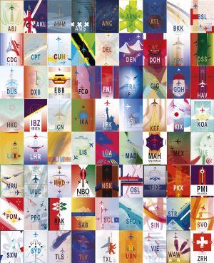 IATA Airport Design 72er Set